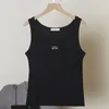 Womens Tanks Designer Top Solid Color Classic Brodery Summer Long and Short Style Sticked Camisole
