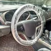 Steering Wheel Covers 100Pcs Car Interior Accessoreis Disposable Transparent Vehicle Cover Protector With Elastic Trims LX0E