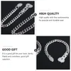 Charm Bracelets European American Interlocking Concentric Bracelet Men Women Heart Matching Bangles Stainless Steel Wrist Gift For Boyfriend