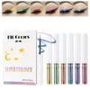 6st Glitter Liquid Eyeliner Chameleon Eye Liner Metallic Multicolor Waterproof Longerlasting Colorful Gel for Makeup 240220