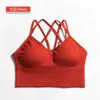 Yoga Outfit Bras Sexy NVGTN Florish Soutien-gorge sans couture Sports Bralette Gym Fitness Top Activité Set Multi Bandoulière Amovible Pad Nylon Sportswear 230522