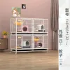 Mirrors Cat Cage Cats Breeding Cages 3tier Cat Cabinet Dog Breeding Cages Cats Cottage Dogs Cottage Cage Home Pet Cats House Outdoor