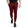 Men's Pants Wide Slim Tight Casual Breathable Ankle Zip Fit Joggers Boy Stocking 10
