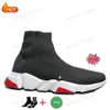 Designers Speeds 2.0 V2 Chaussures Casual Plateforme Sneaker Hommes Femmes Tripler Paris Chaussettes Bottes Noir Blanc Bleu Lumière Ruby Graffiti Vintage Marque Baskets De Luxe Baskets