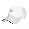 Ball Caps Light Steel Blue and White Polka Dots Baseball Cap Sports Bunpitering Sunshreen Damska plaż