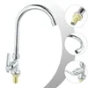 Bathroom Sink Faucets Cold Taps Faucet Kitchen Modern Plating Single Lever Hole Water-saving Tap Universal Accessories