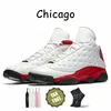 Mężczyźni 13 Sneaker 13S Buty koszykówki wyhodowane Chicago Atmosfera Gray Lucky Green Playground Wolf Grey Red Flint Solefly UNC Sports Treakers