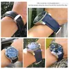 Watch Bands Sile Rubber bands 18mm 19mm 20mm 21mm 22mm for Omega Seamaster Ocean Waterproof Hydroconquest Sport Strap T240227