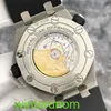 Brand Watches Audemar Pigue Epic Royal Oak Offshore Series Mens Watch 15710ST Date Display Function 300 meters Depth 42mm Automatic Mechanical Watch HB FETO