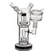 Hookahs Glass Bong Big Colored Hookahs 18mm Tubos de fumantes de fumantes de óleo Platações de óleo com tubo flexível