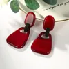 Dangle Earrings 2024 Ladies Temperament Acrylic Retro Europe And The United States Cold Wind Small Things