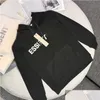 Hoodies tröjor ess för barn pojkar flickor lyx designer stor kid pojke tjej klädmärke tröjor outfit hoodie droppleverans dhri7