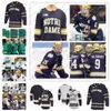 Nick Leivermann Ben Brinkman ND Hockey Jersey Mike Mastrodomenico Chase Blackmun Jake Boltmann Justin Janicke Grant Silianoff Notre Dame Fighting Irish Jerseys