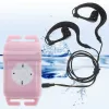 Player IPX8 Level Waterproof MP3 Underwater Playing Songs 4GB/8GB Music Player With FM Radio For Swimming Running Surfing SPA