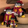 Pluche poppen 27-47 cm Pinguïn omringt vrienden Zacht knuffels Embrace Serious Rachel Joey Vulling Kinderpop Cadeau Q240227