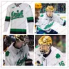 Nick Leivermann Ben Brinkman ND Hockey Jersey Mike Mastrodomenico Chase Blackmun Jake Boltmann Justin Janicke Grant Silianoff Notre Dame Fighting Irish Jerseys