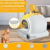 Dozen Tonepie Cat kattenbak Automatische slimme reiniging Volledig ingesloten 65L app Engelse versie Pet Cat Toilet Strooisel Arenero Gato