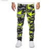 Pantaloni da uomo Moda Uomo Sport Camouflage Fasciatura Casual Pantaloni sportivi larghi Coulisse Pantalone Uomo pantaloni ropa hombre cala masculina T240227