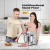 Grindery Vivohome 6 w 1 wielofunkcyjny mikser stojakowy z 8,5 kwarty miski ze stali nierdzewnej, szlifierka mięsna 660 W 10