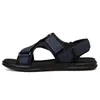 المصمم صندل Slippers Brand Square Toe Summer Fashion Sandal Flat Betted Beach Outdoor Home Slide