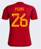 2023 2024 Spains Soccer Jerseys Pedri Lamine Yamal Pino Merino Rodrigo Sergio M.asensio Ferran Men Kids and Women Hermoso Redondo Caldentey 22 23 24 Football Shirt