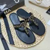 مصمم Flip Flops Channellies Womens Flats Slippers Summer Beach Sandals Mode Mode Mome Home Slide Nasual Shoes