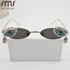 Solglasögon lyxiga strass punk kvinnor män trender varumärke designer solglasögon mode diamanter ögon Eyewear Shades de Sol Oculos