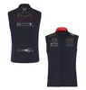 2024 NEW F1チームGilet F1式1レーシングメンズフルジップノースリーブジャケットドライバーレーススタンドアップカラースウェットシャツベストジャケットユニセックス