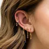 Dangle Earrings 6 Pieces Geometric Lightweight Stud Earring Jewelry