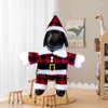 Vêtements pour chiens vêtements pour petits chiens doux mignon robe de dessin animé pour animaux de compagnie facile à ranger Costume de noël Bu Le vêtements