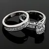 2 75 CT -rundklippning Simulering Diamond Engagement Ring vs D Enhanced 14K White Gold245s