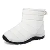 Boots vintervattentät utomhusplattform förtjockad bomull elegant och fotled för kvinnor mode casual skor 2024