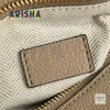 Designer-Tasche Patchwork-Geometrie-Handtaschen, Riemen, Umhängetasche, Damen, Damen, Vintage, Kalbsleder, Schultertasche, Geldbörse, echtes Leder, 9A-Qualität, S3FSGD