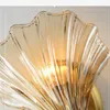 Applique LukLoy Shell postmoderne cuivre salon allée chevet créatif applique miroir phares lumière