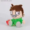 Plush Dolls Eddsworld Makeup Animation Plush Cartoon Edd Doll Interior Decoration Soft Fill PP Cotton Toy Fans Gift Q240227