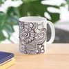 Mugs Henna Tattoo Coffee Mug Funny Glass Cups For And Tea