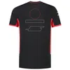 2024新しいベストセラーF1レーシングスーツプラスファン向けのサイズのTシャツ、男性と女性のための短袖のクイックドライ服、カジュアルな通気性のあるチームドライバーの服