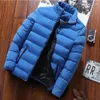 Débardeurs pour hommes Tops épais chaud Parka Vestes d'hiver Casual Manteaux d'extérieur Solide Col montant Mâle Coupe-vent Coton Rembourré Doudoune