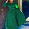 Vêtements ethniques Robe africaine pour femmes mignon nigérian Afrique vêtements taille haute mode manches bouffantes robes de soirée dames robes midi
