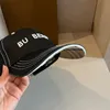 Broderad baseball cap designer hatt för män kvinnor casual möss andas hattar bokstäver design casquette justerbar storlek kupol