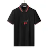 العلامة التجارية الصيفية الفاخرة الجديدة الصيفية ذات الجودة العالية القطن القميص Lightning Lights Business Casual Men's Polo Clothing M-3XlJinc