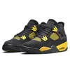 Jumpman 4 Basketball Shoes Luxury 4s Yellow Pink Thunder Orchid Vivid Sulfur Purple White Cement Reacted Men Women Women Sneaker Feer Moment J4 Outdoor Trainers