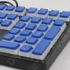 108 Mekanik Klavye İçin Anahtar Puding Anahtar Kapağı Koyu Mavi Şeffaf Arka Işık PBT Malzeme Anne Pro 2 GK61 PC Oyunu 240221