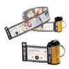 Chains Custom Photo&Song Title Singer Camera Film Roll Keychain Photos Texts Spotify Code Keychain Ring for Men Women Gift