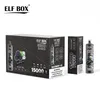 Elf Box 15K Puffs Puff 15000 Einweg -Zigaretten wiederaufladbarer Maschenspulen Vape Stift Vaporizer 11 Aromen 0% 2% 3% 5% RGB Lichter 15000 Puff Vaper