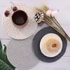 Tapetes de mesa Coasters resistentes ao calor Conjunto de trivet de algodão tecido à mão para cozinha Proteção Panela Cozinhar