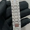 Diamonds AP Hand Limited Sale Watch Inkrustowane niestandardowe moissanite luksusowy pełny zegarek ETA Pudełko i papier