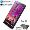 Players Ruizu H1 Full Touch Screen MP3 Player Bluetooth 8GB Music Player With Buildin Speaker Support FM Radio Recording Video Ebook