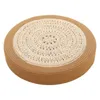 Pillow Floor Seat Eco-friendly No Odor Yoga Mat Sofa Hand-Woven Sitting Padded Room Straw