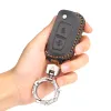 Cubierta clave de autos de cuero genuino para Nissan Qashqai X-Trail Murano Maxima Altima Juke Quest Livina Tiida NISMO SHILL CASE